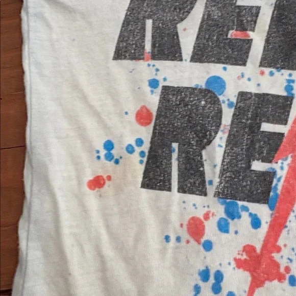 Rowdy Sprout Rebel Rebel Blue and Cream Bodysuit size 3-6 months - Picture 3 of 3